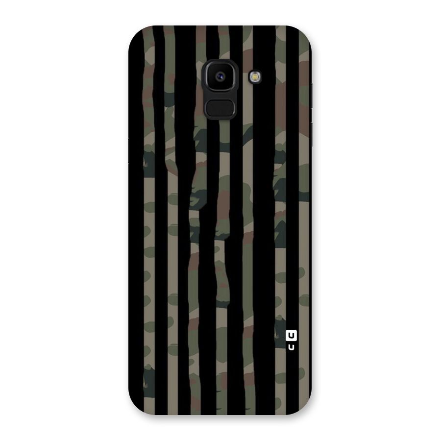 Army Stripes Back Case for Galaxy J6