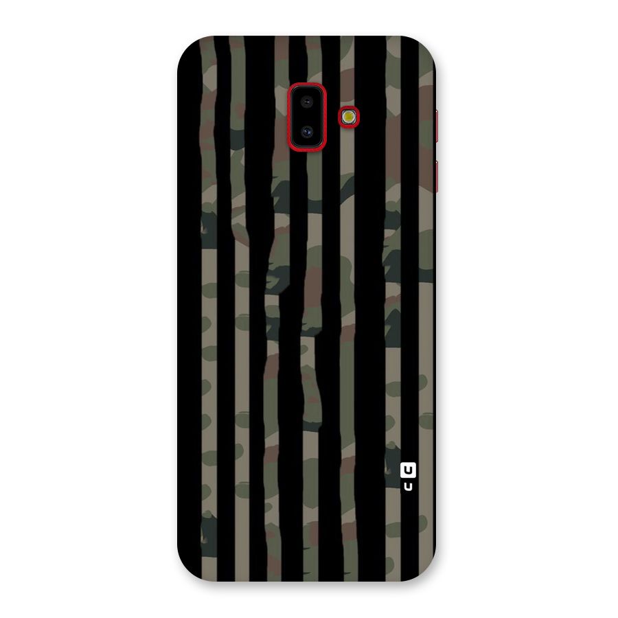 Army Stripes Back Case for Galaxy J6 Plus