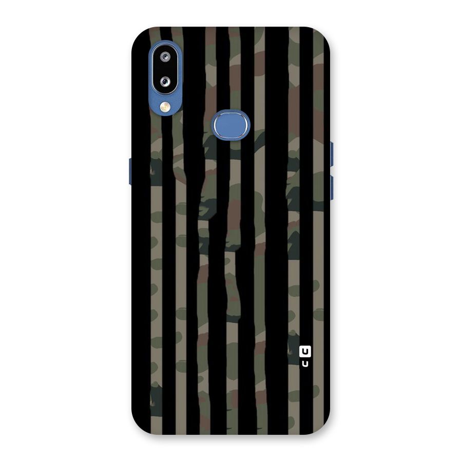 Army Stripes Back Case for Galaxy M01s