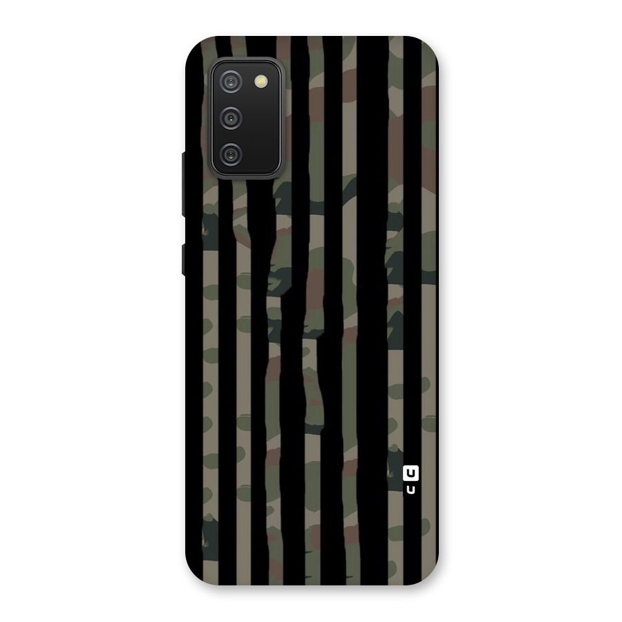 Army Stripes Back Case for Galaxy M02s