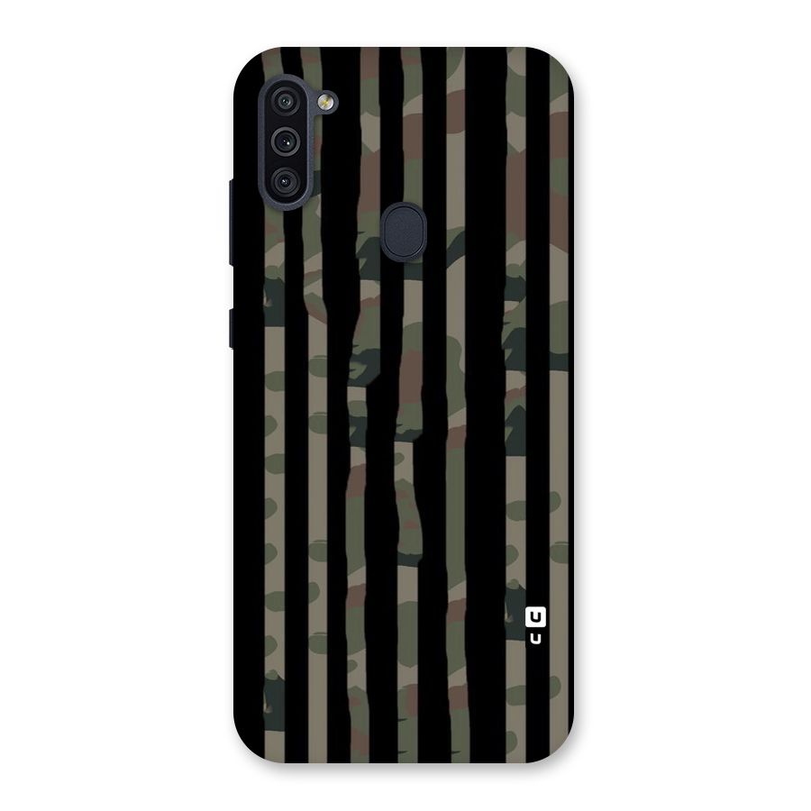 Army Stripes Back Case for Galaxy M11