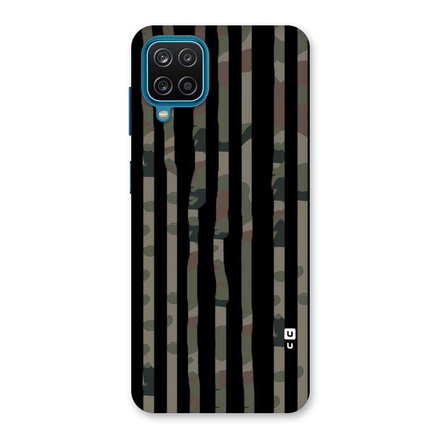 Army Stripes Back Case for Galaxy M12