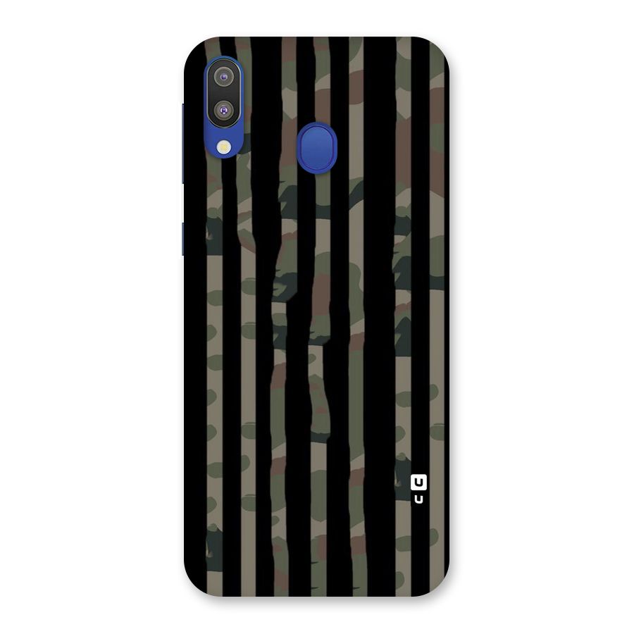 Army Stripes Back Case for Galaxy M20