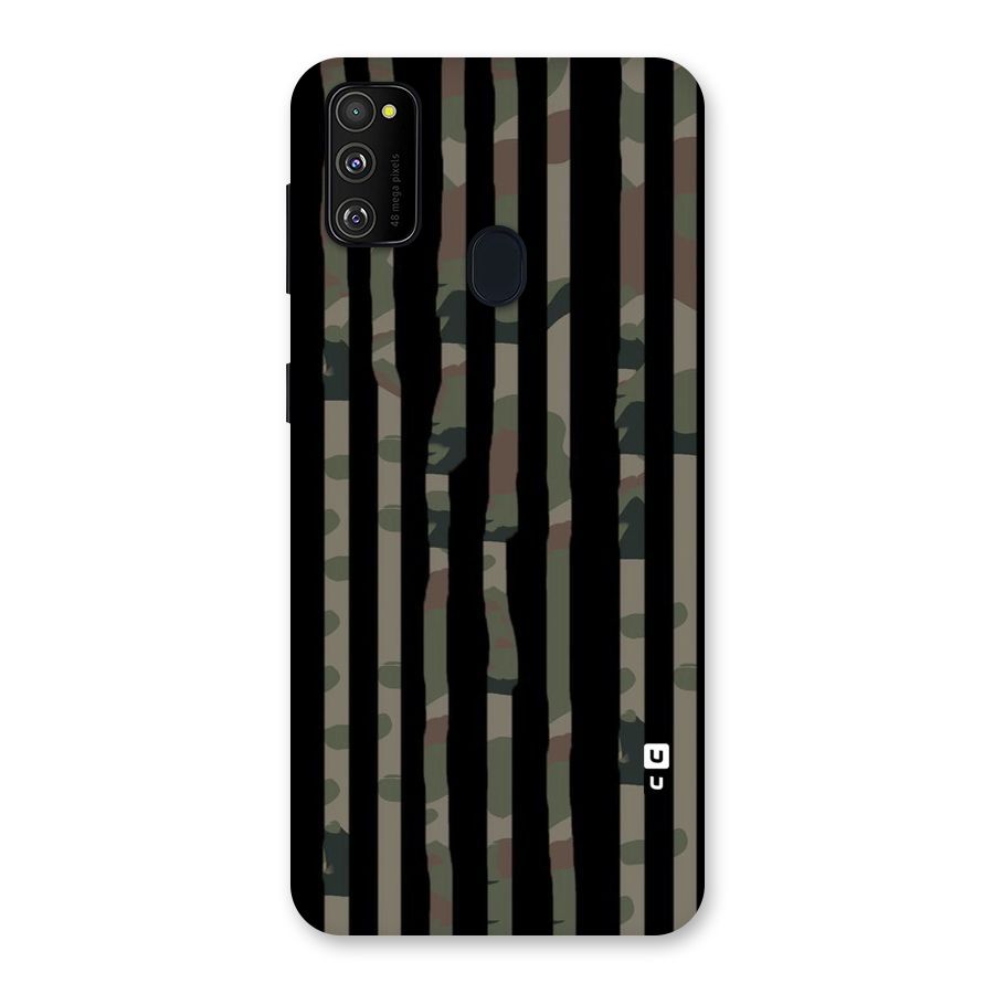Army Stripes Back Case for Galaxy M30s