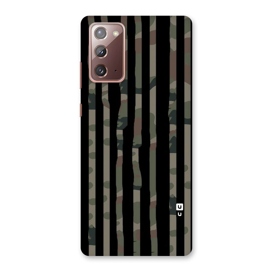 Army Stripes Back Case for Galaxy Note 20