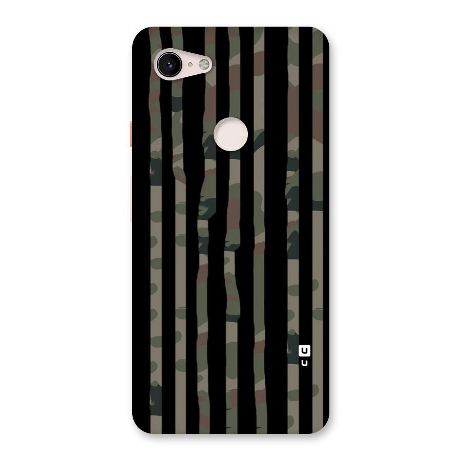 Army Stripes Back Case for Google Pixel 3 XL