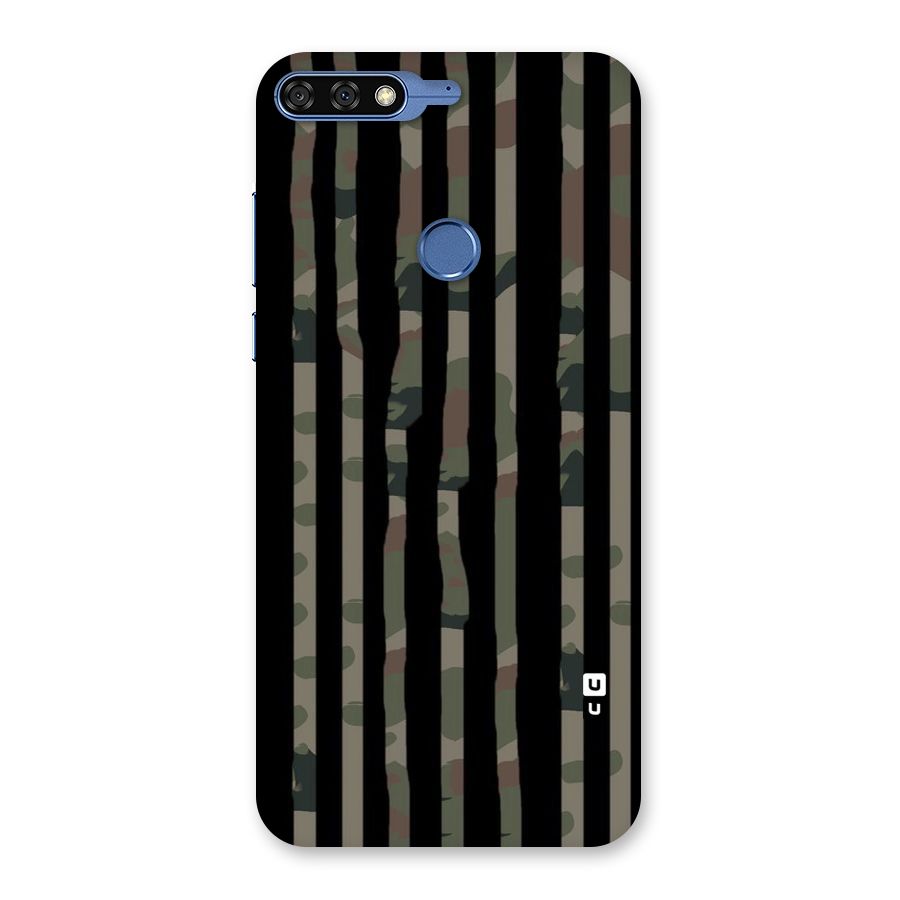 Army Stripes Back Case for Honor 7C
