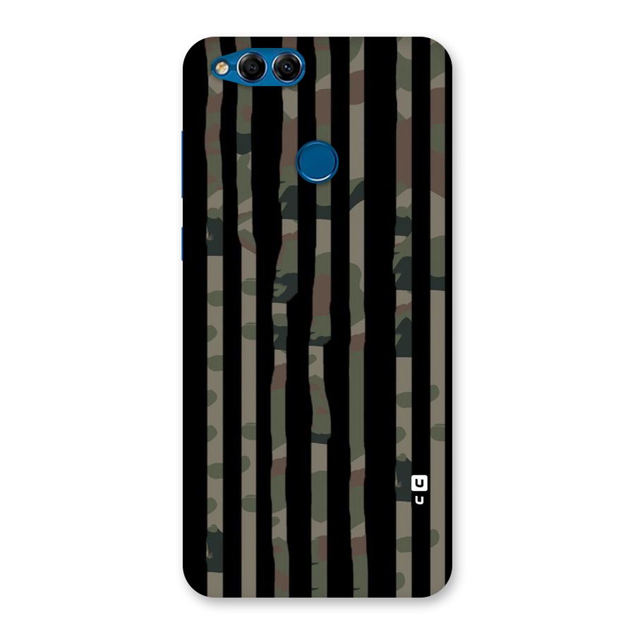 Army Stripes Back Case for Honor 7X