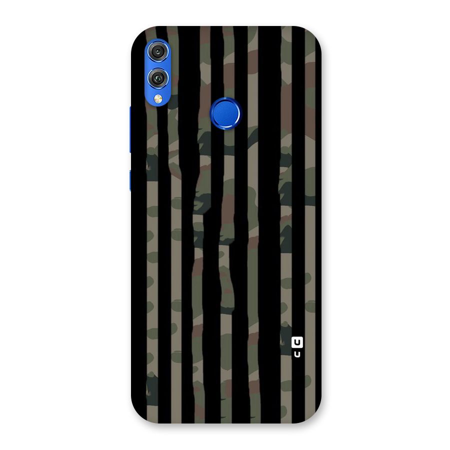 Army Stripes Back Case for Honor 8X