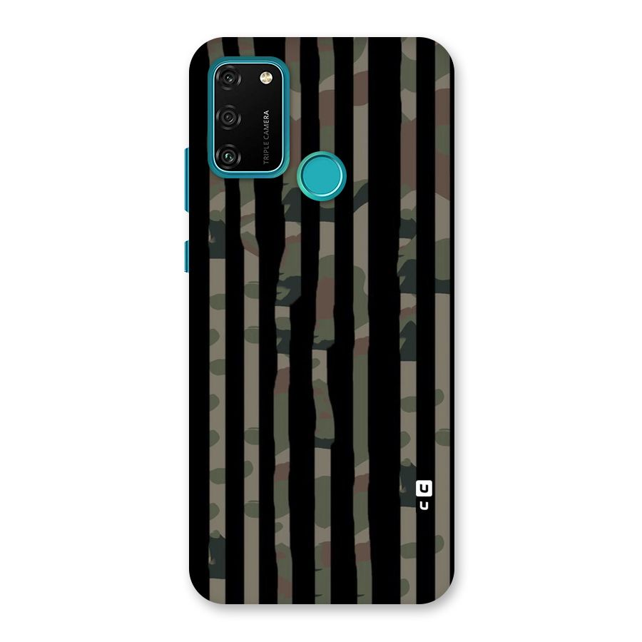 Army Stripes Back Case for Honor 9A