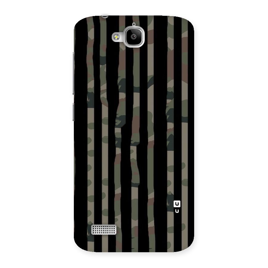 Army Stripes Back Case for Honor Holly