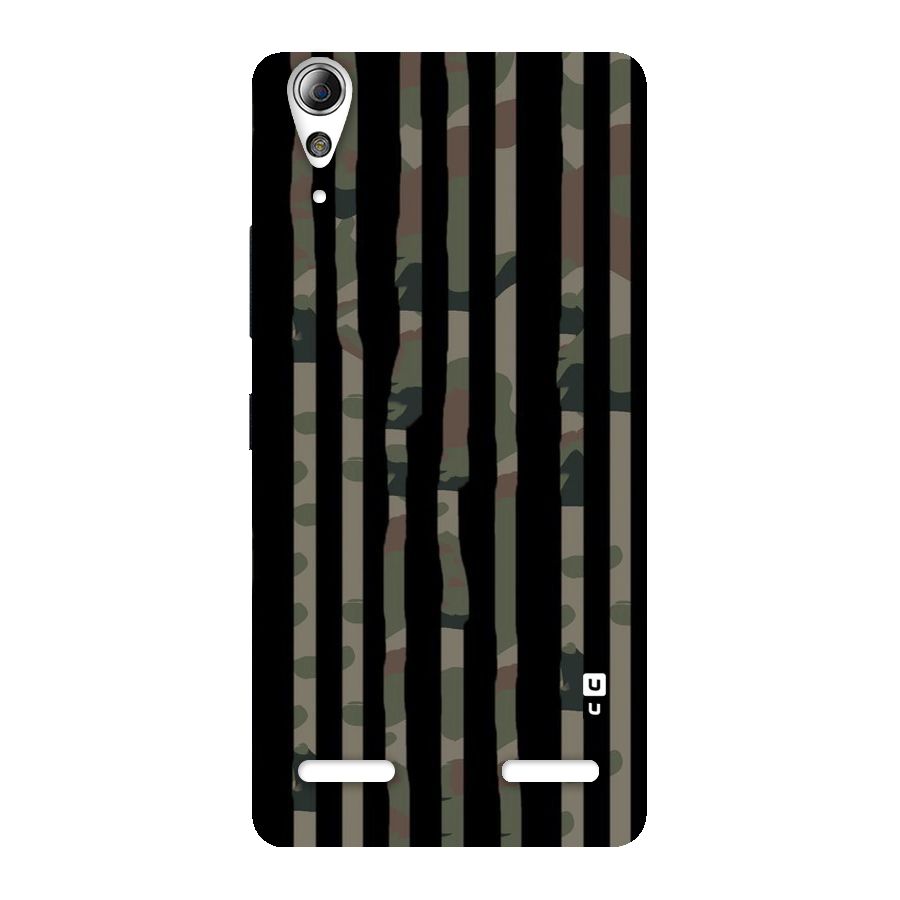 Army Stripes Back Case for Lenovo A6000 Plus