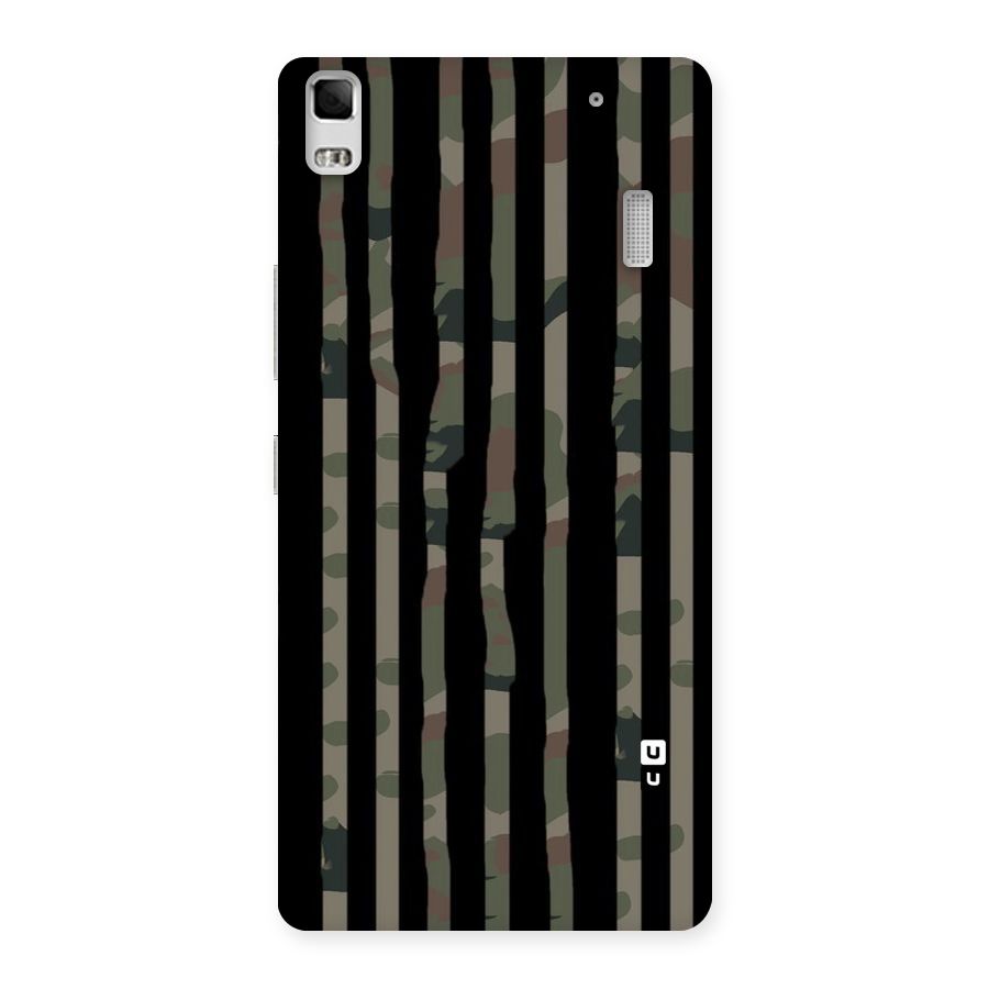 Army Stripes Back Case for Lenovo K3 Note