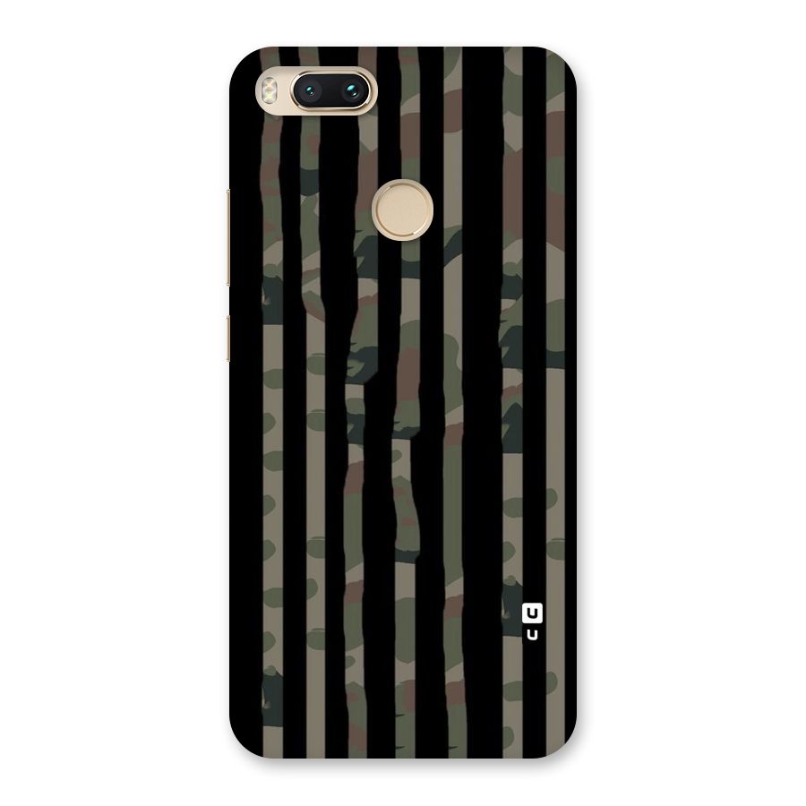Army Stripes Back Case for Mi A1