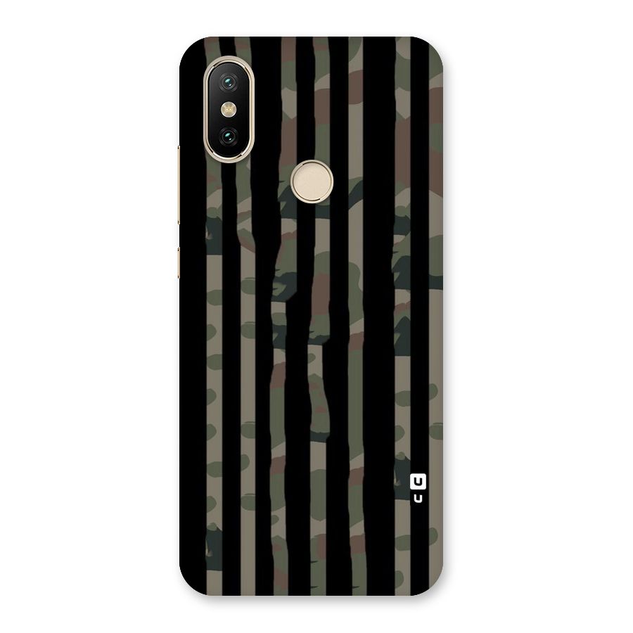Army Stripes Back Case for Mi A2