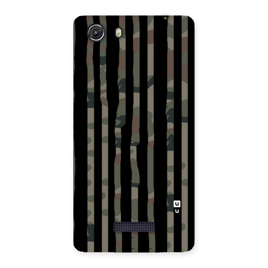 Army Stripes Back Case for Micromax Unite 3