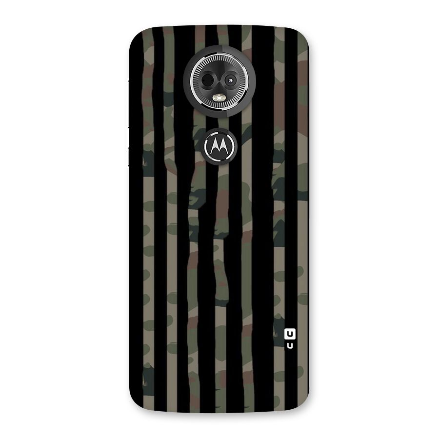 Army Stripes Back Case for Moto E5 Plus