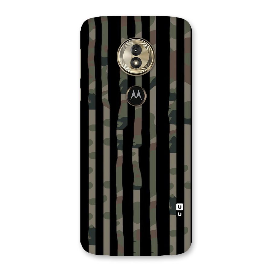 Army Stripes Back Case for Moto G6 Play