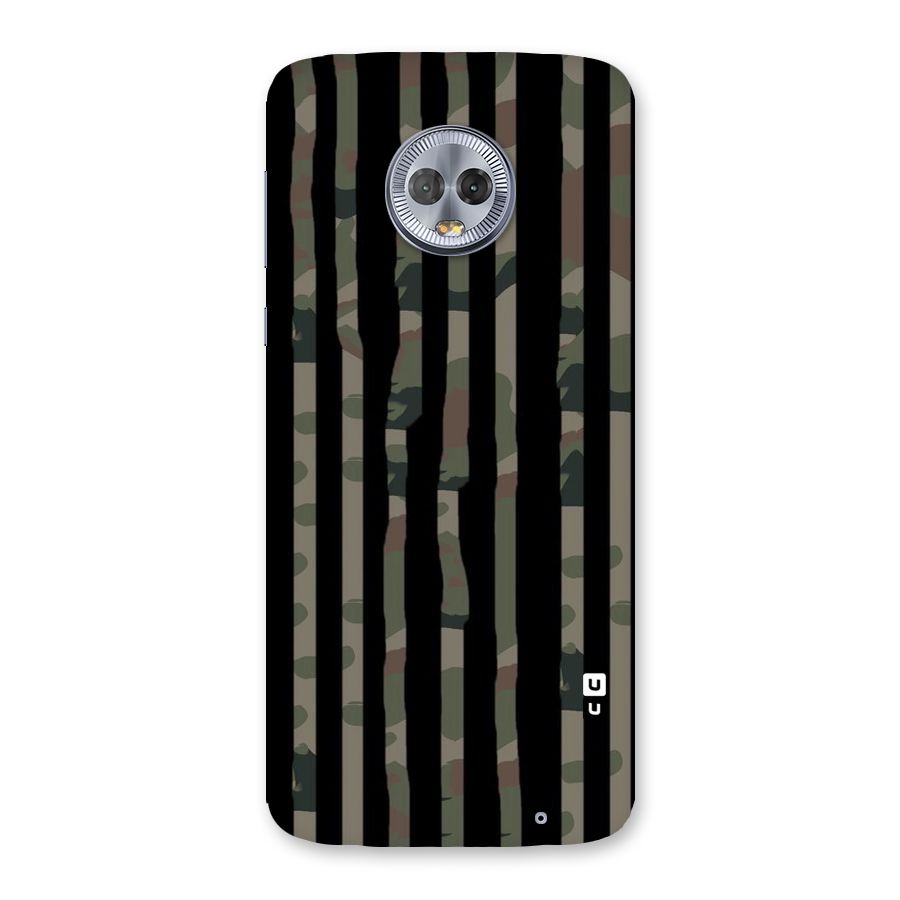 Army Stripes Back Case for Moto G6 Plus