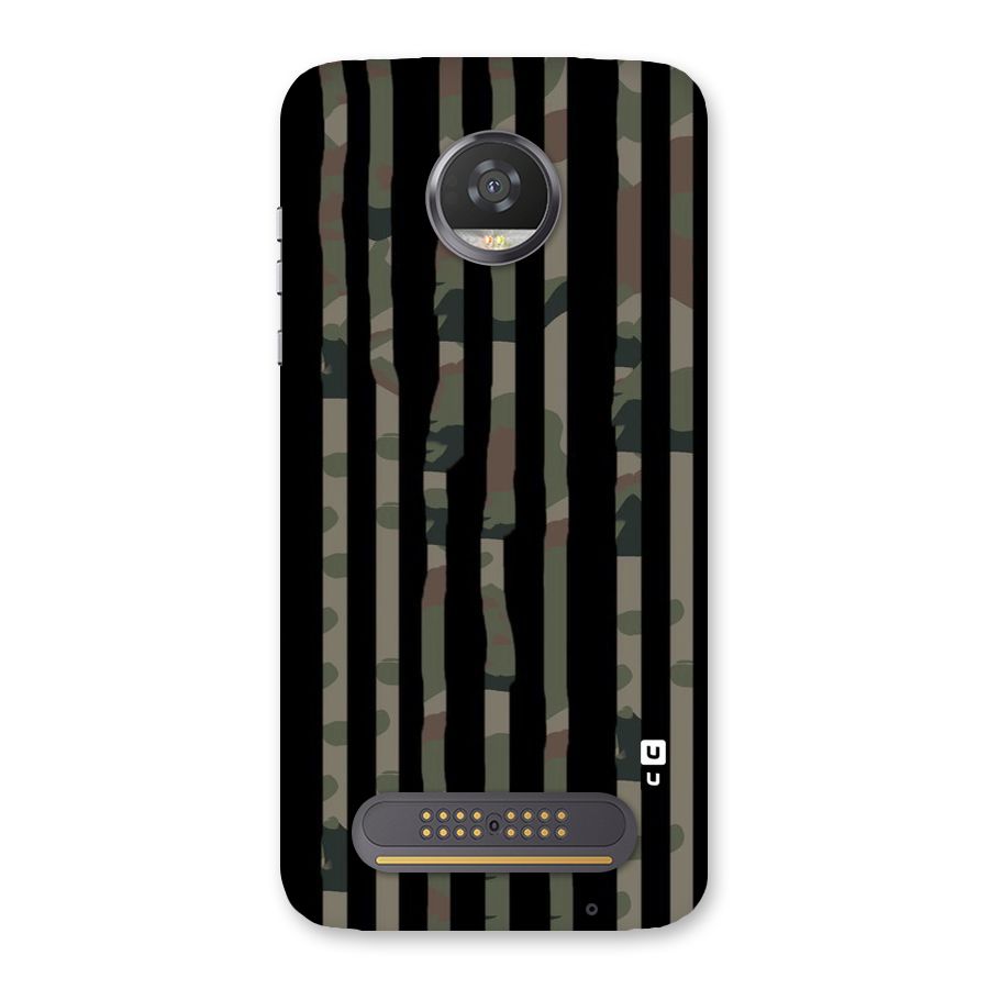 Army Stripes Back Case for Moto Z2 Play