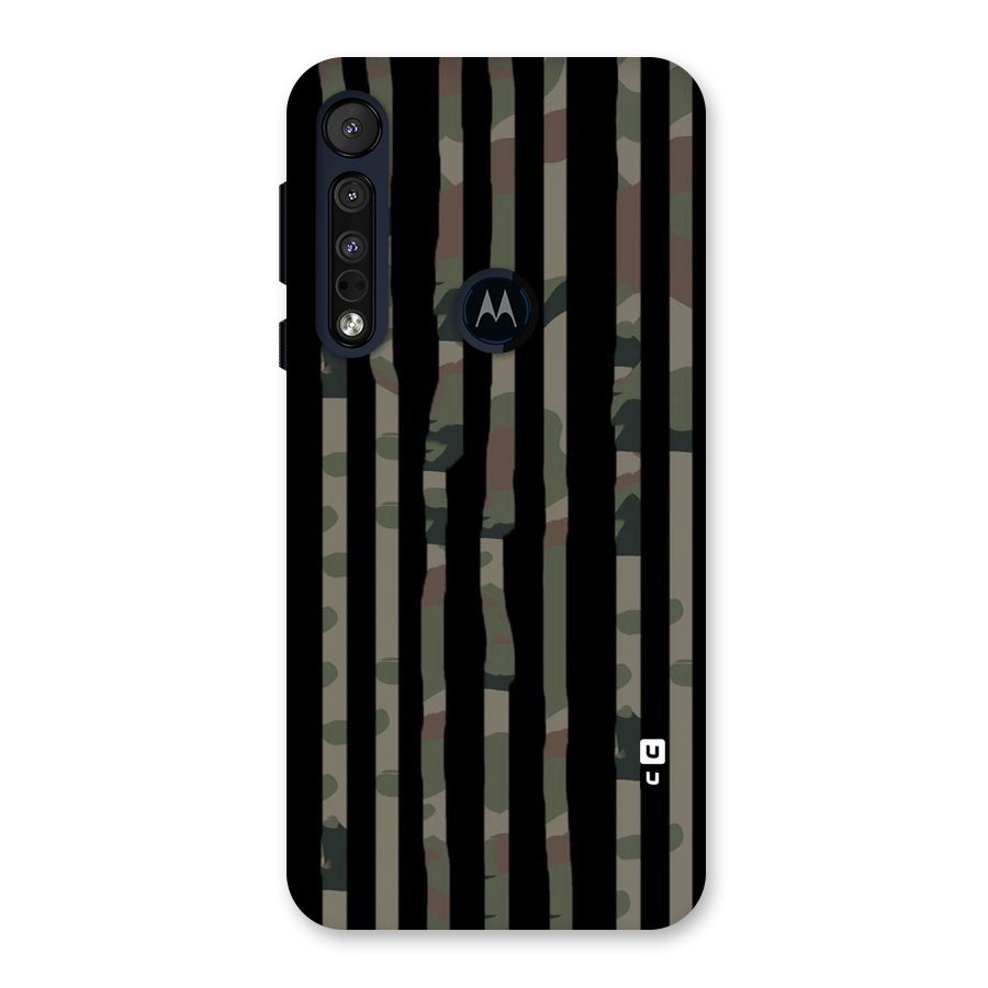 Army Stripes Back Case for Motorola One Macro
