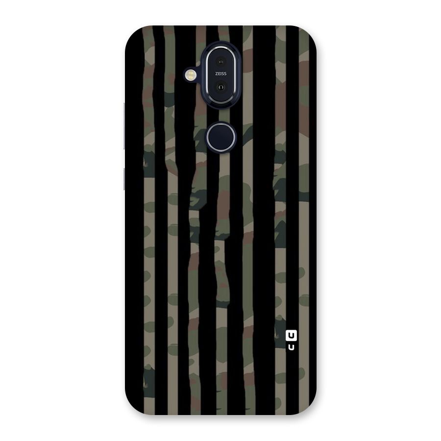 Army Stripes Back Case for Nokia 8.1