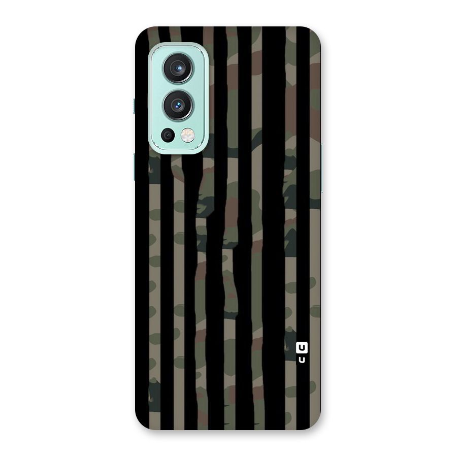 Army Stripes Back Case for OnePlus Nord 2 5G