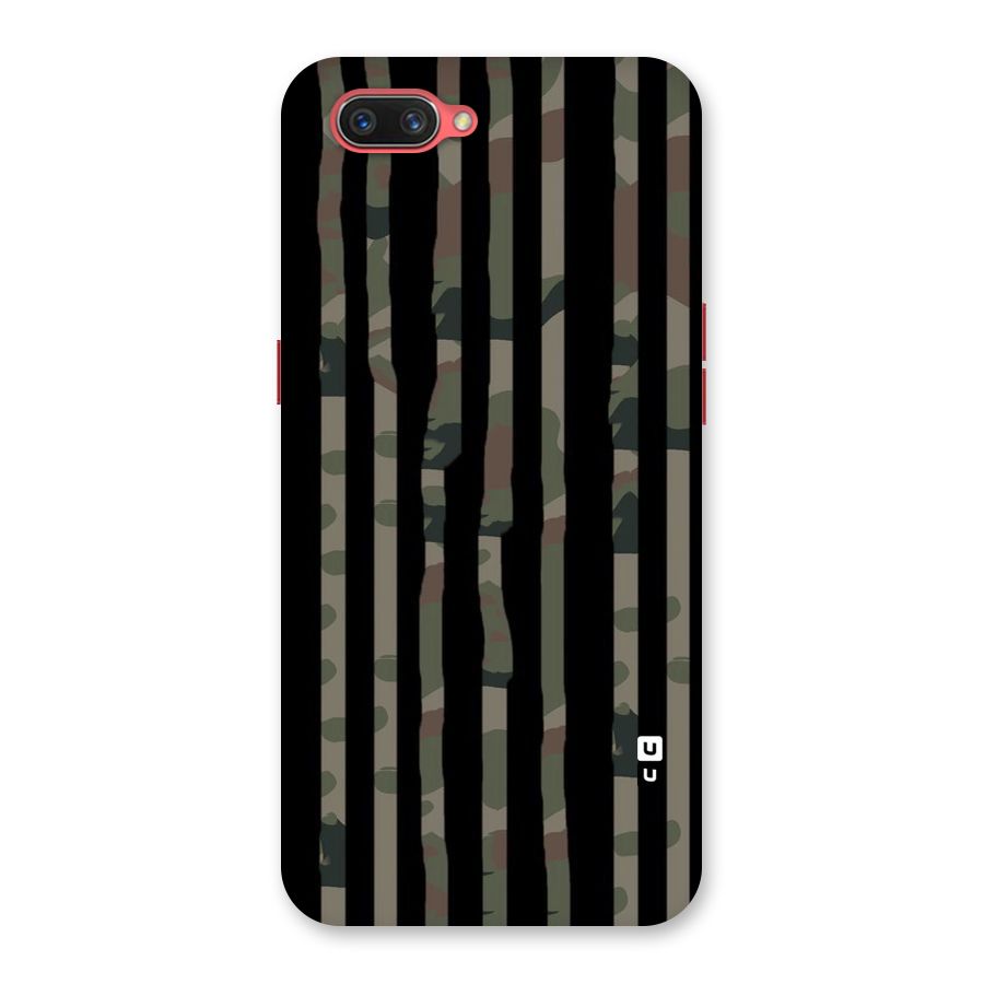 Army Stripes Back Case for Oppo A3s
