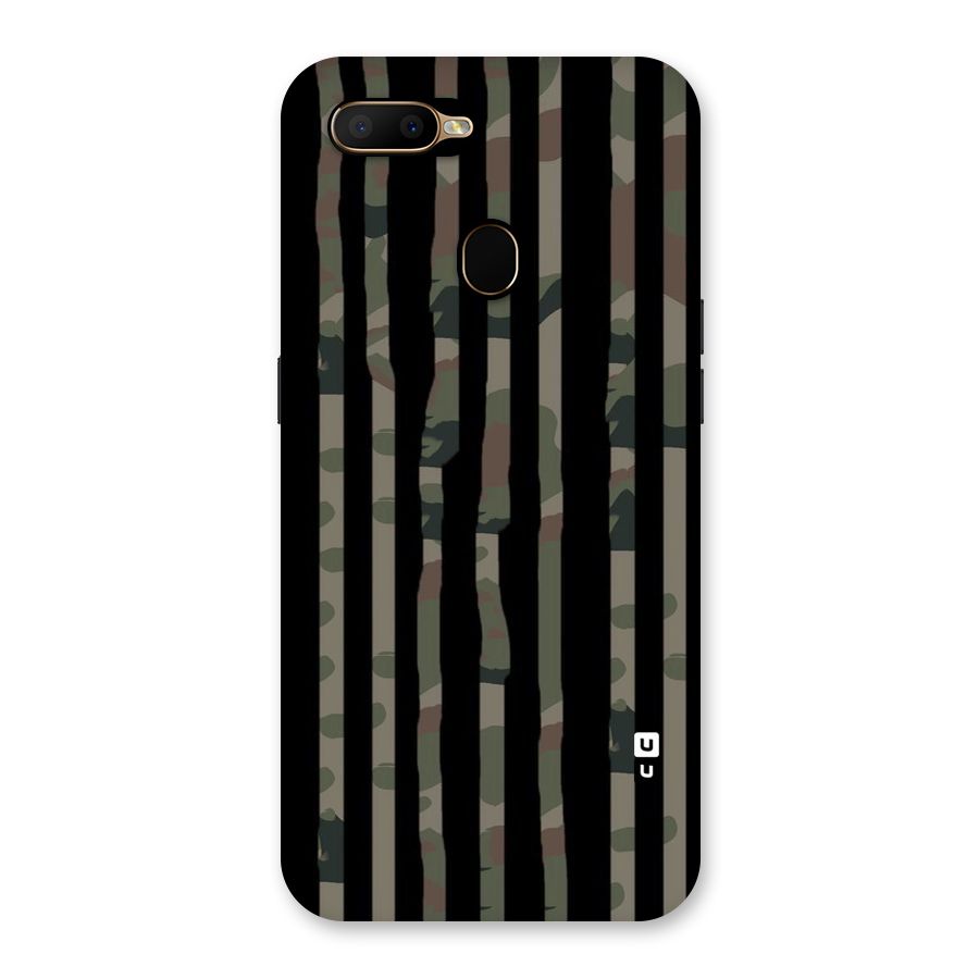 Army Stripes Back Case for Oppo A5s