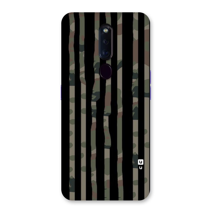 Army Stripes Back Case for Oppo F11 Pro