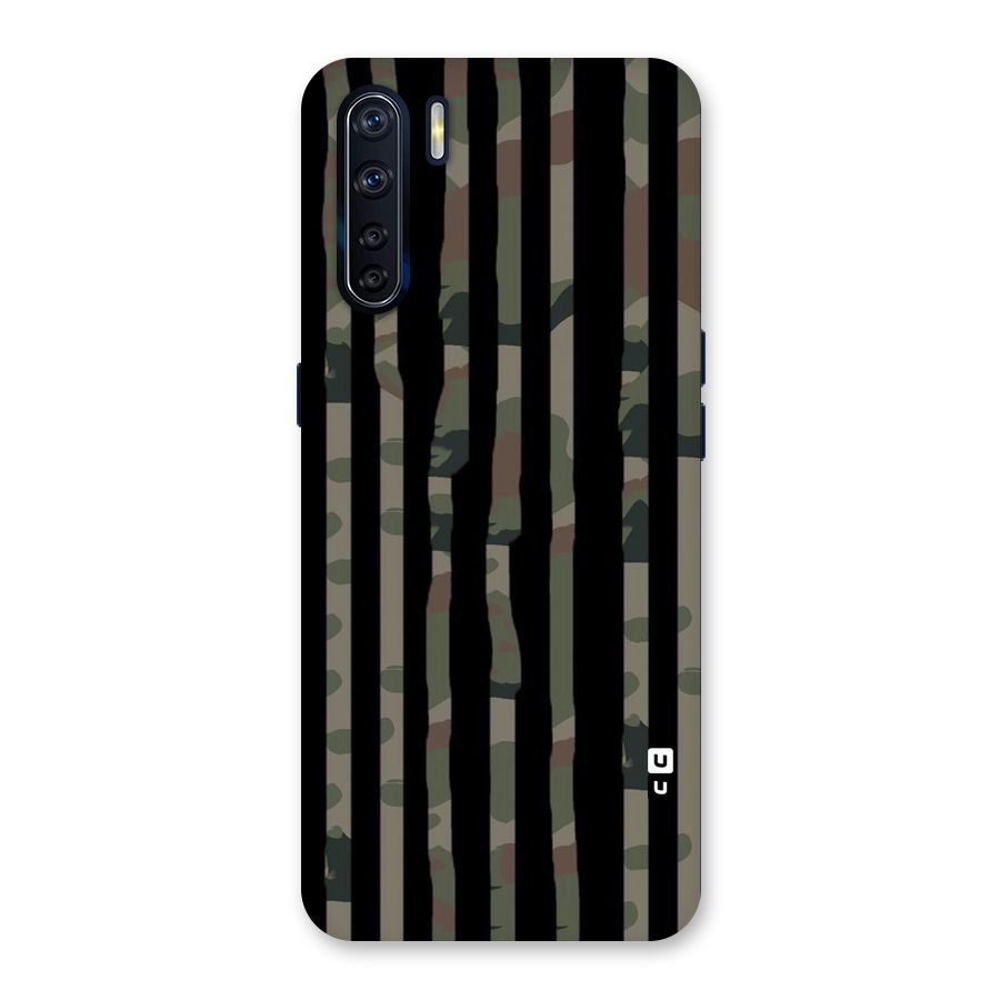 Army Stripes Back Case for Oppo F15