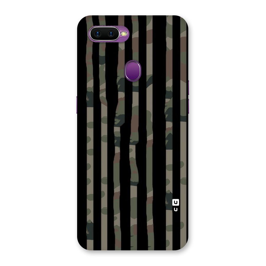 Army Stripes Back Case for Oppo F9