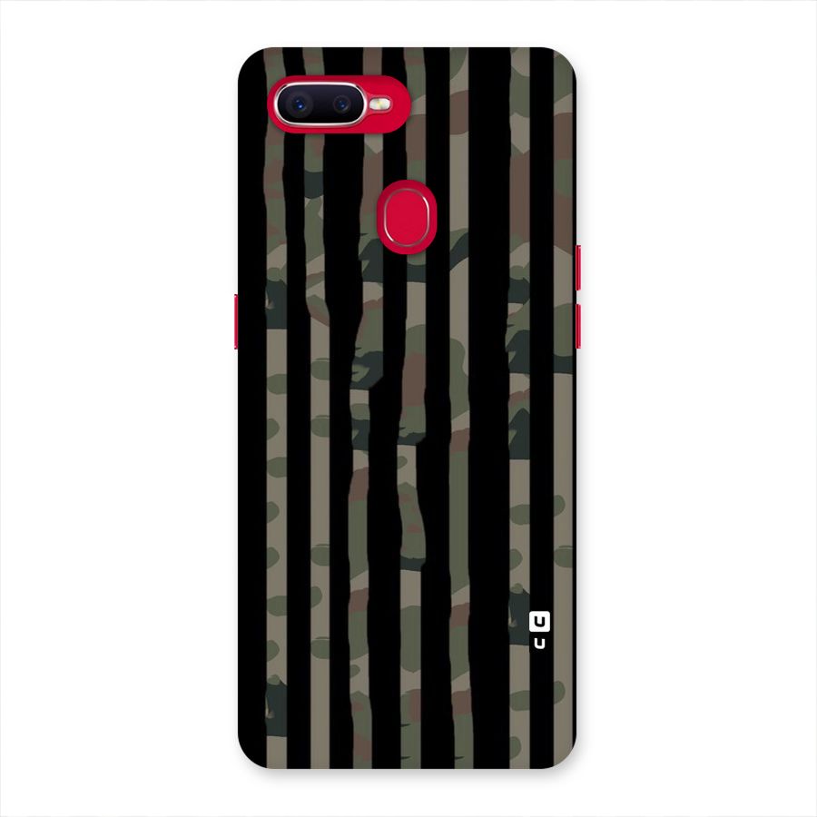 Army Stripes Back Case for Oppo F9 Pro