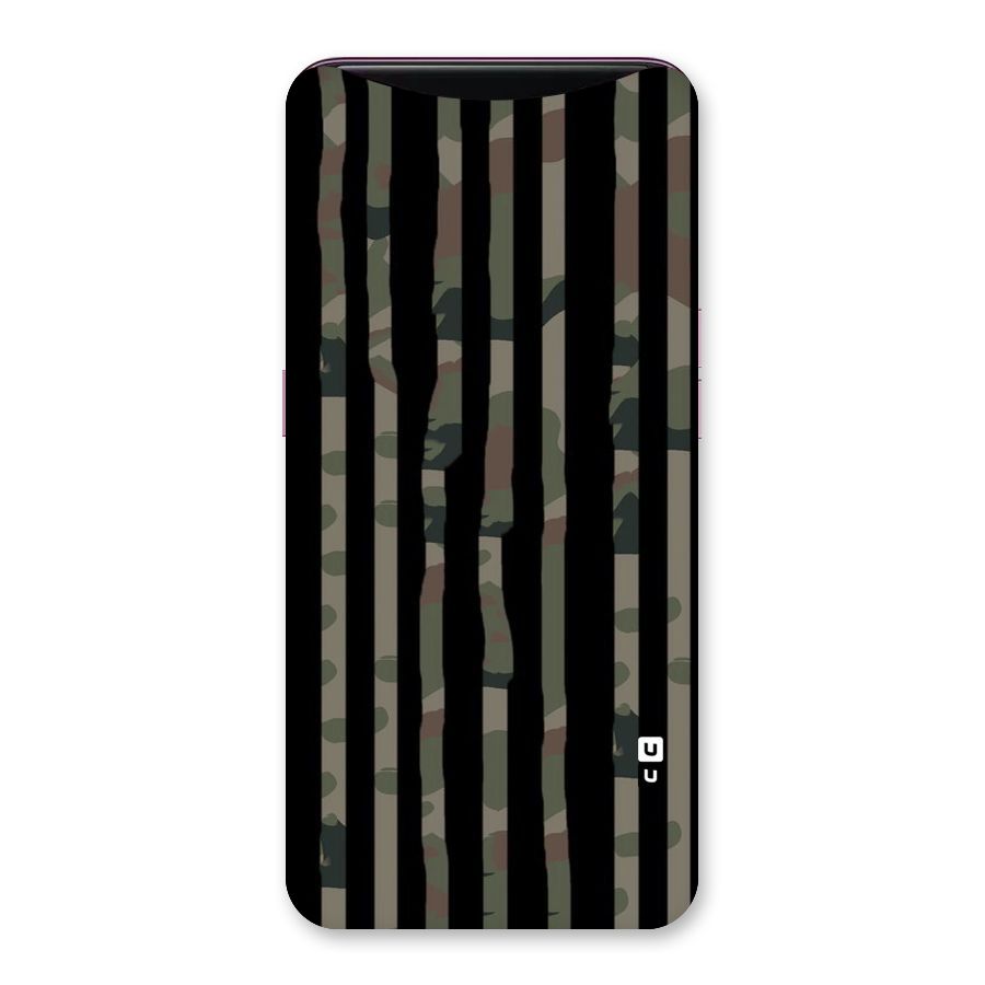 Army Stripes Back Case for Oppo Find X