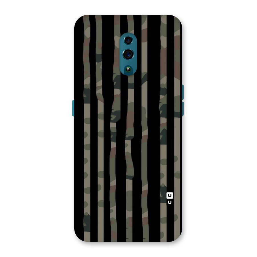 Army Stripes Back Case for Oppo Reno
