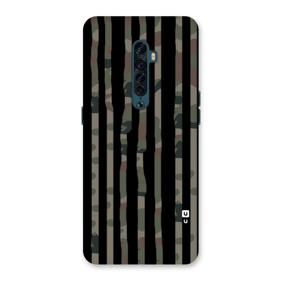 Army Stripes Back Case for Oppo Reno2