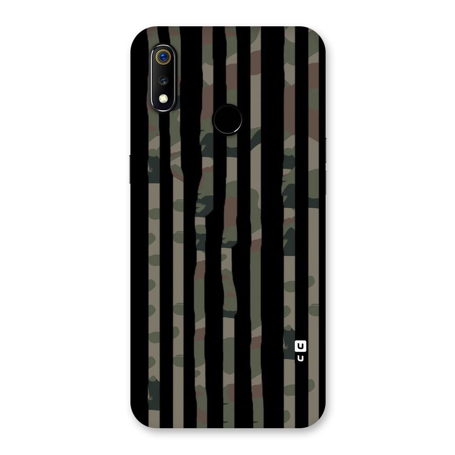 Army Stripes Back Case for Realme 3