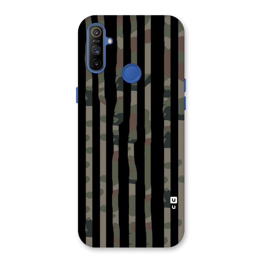 Army Stripes Back Case for Realme Narzo 10A
