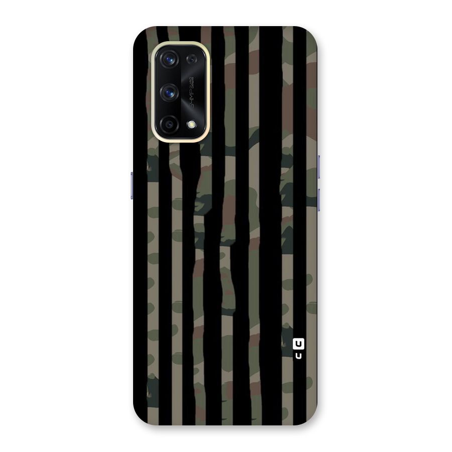 Army Stripes Glass Back Case for Realme X7 Pro