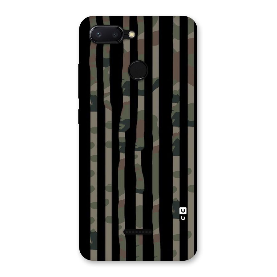 Army Stripes Back Case for Redmi 6