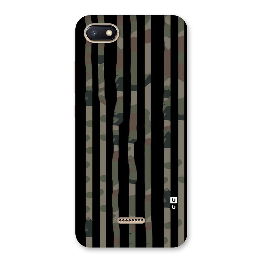 Army Stripes Back Case for Redmi 6A