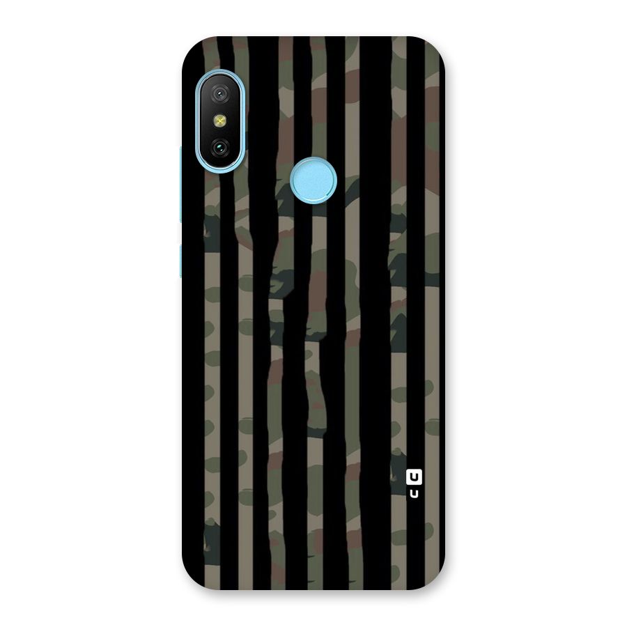 Army Stripes Back Case for Redmi 6 Pro