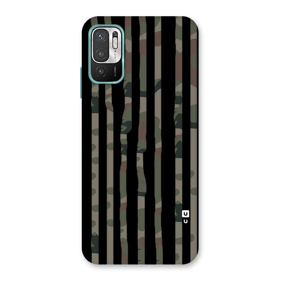 Army Stripes Back Case for Redmi Note 10T 5G