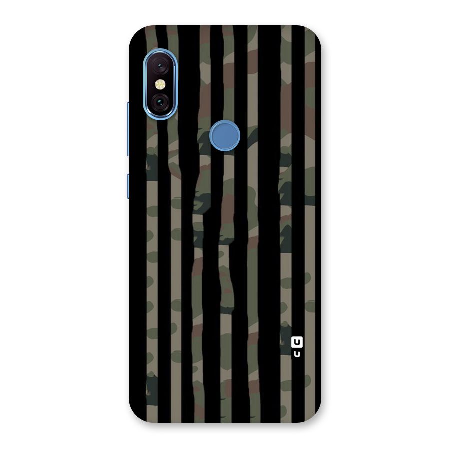 Army Stripes Back Case for Redmi Note 6 Pro