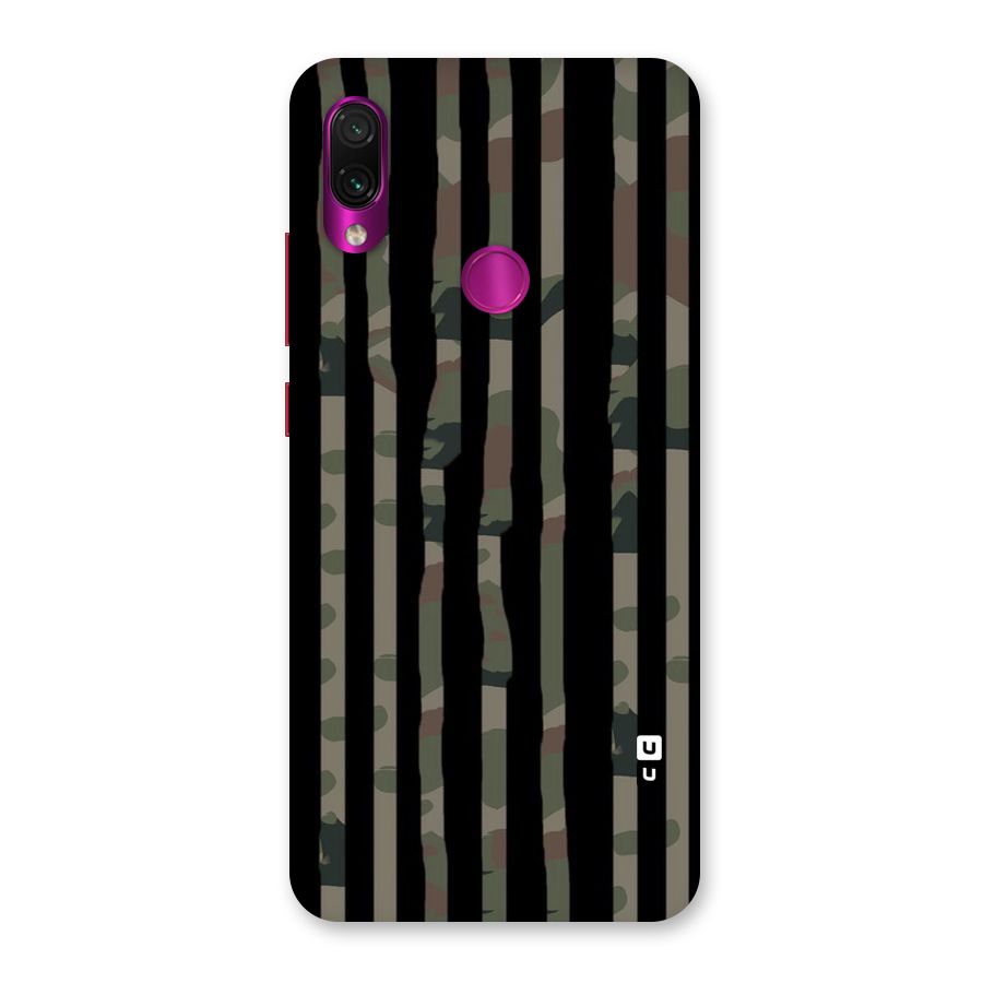 Army Stripes Back Case for Redmi Note 7 Pro
