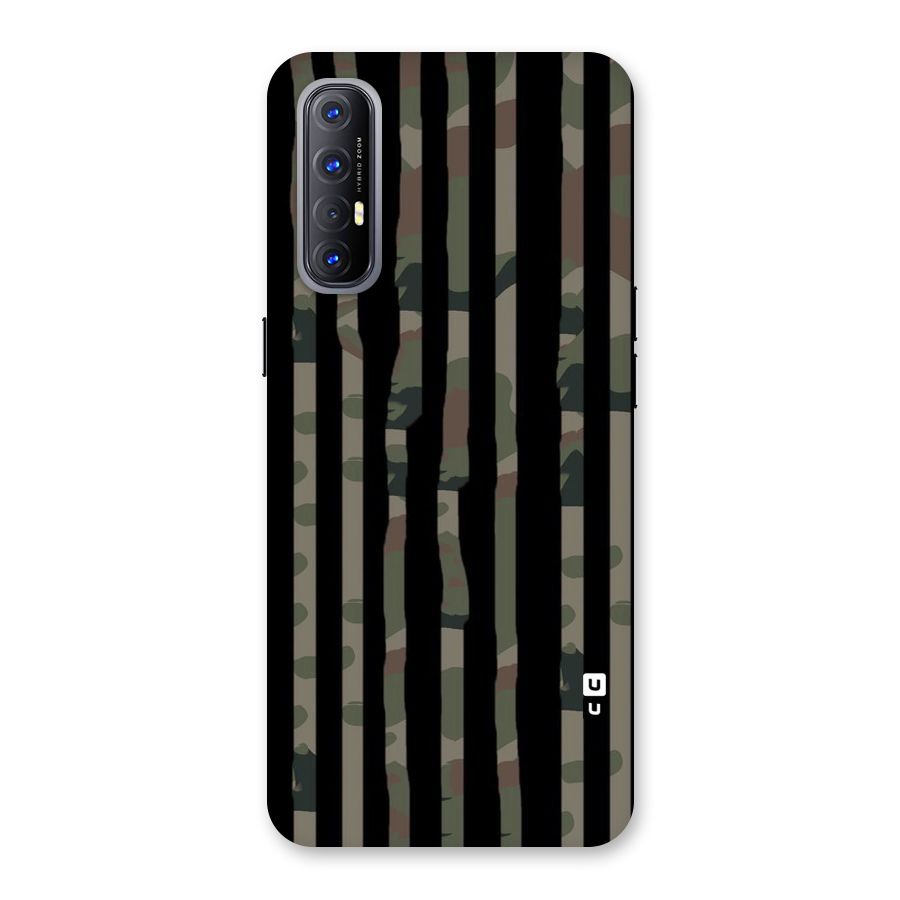 Army Stripes Back Case for Reno3 Pro