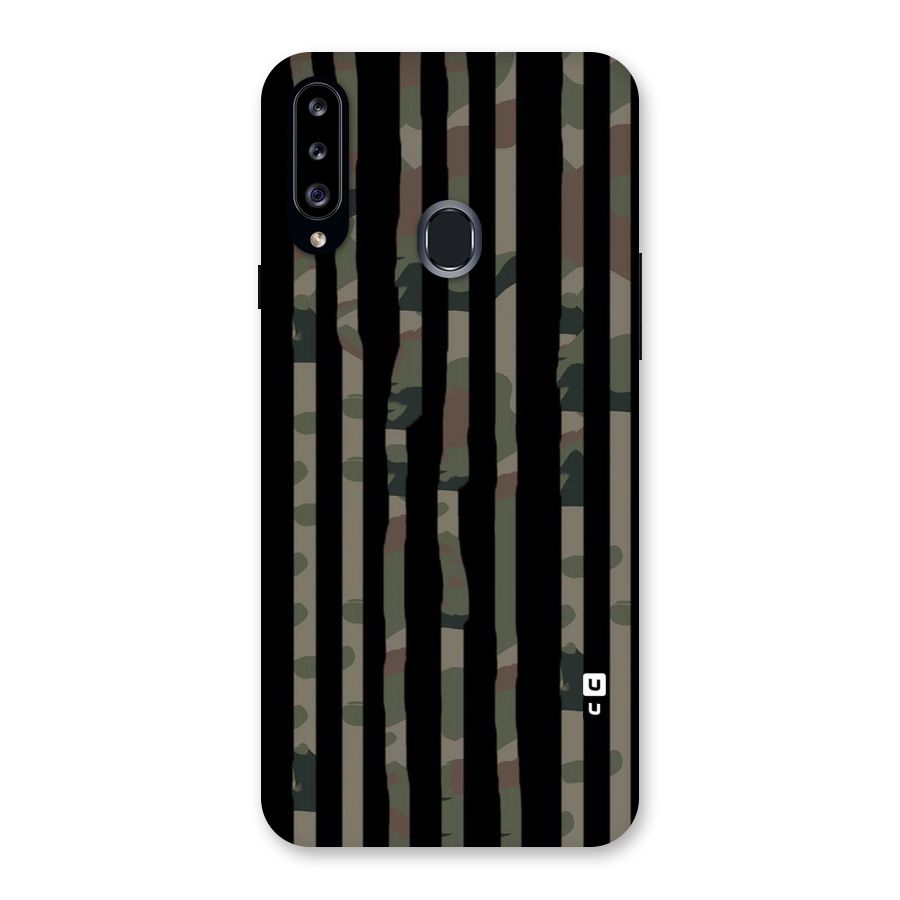 Army Stripes Back Case for Samsung Galaxy A20s
