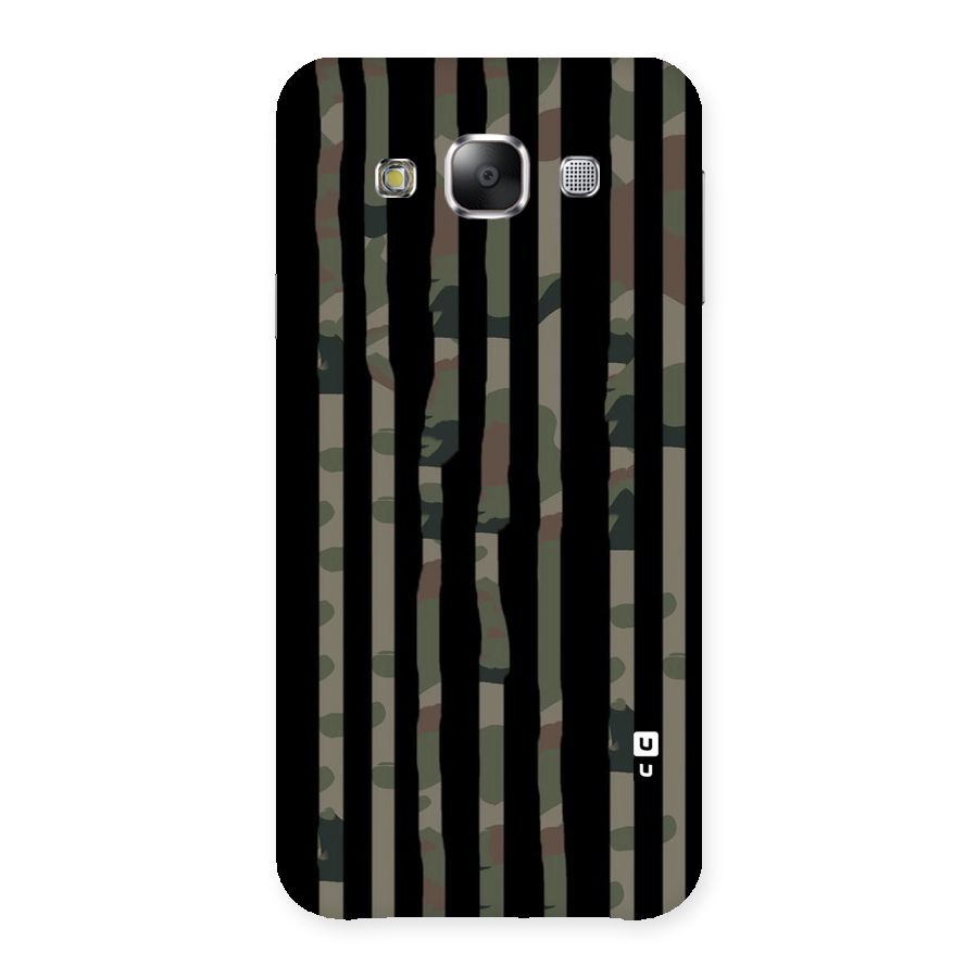 Army Stripes Back Case for Samsung Galaxy E5