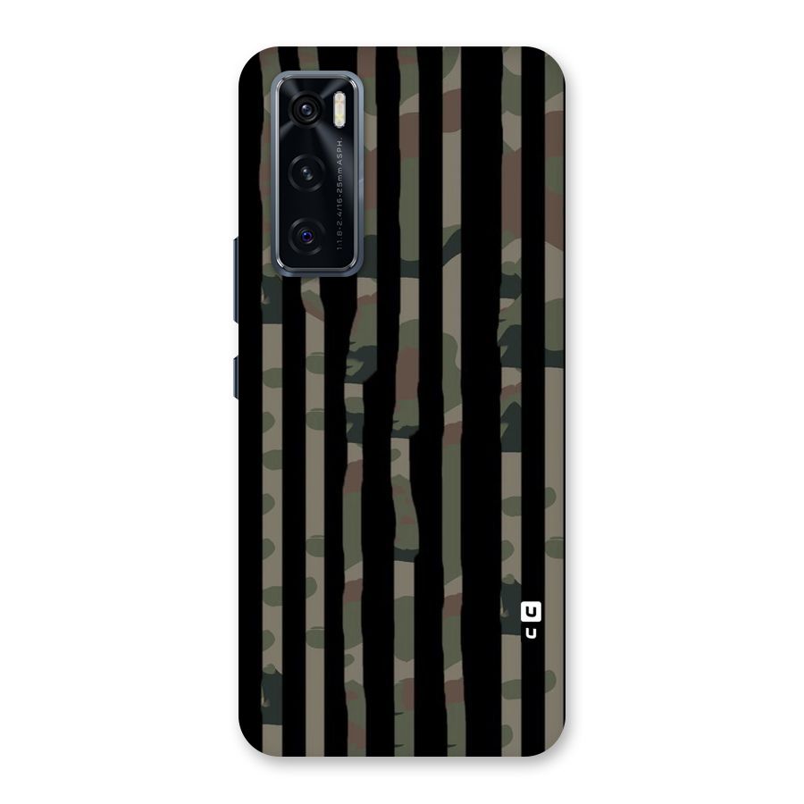 Army Stripes Back Case for Vivo V20 SE