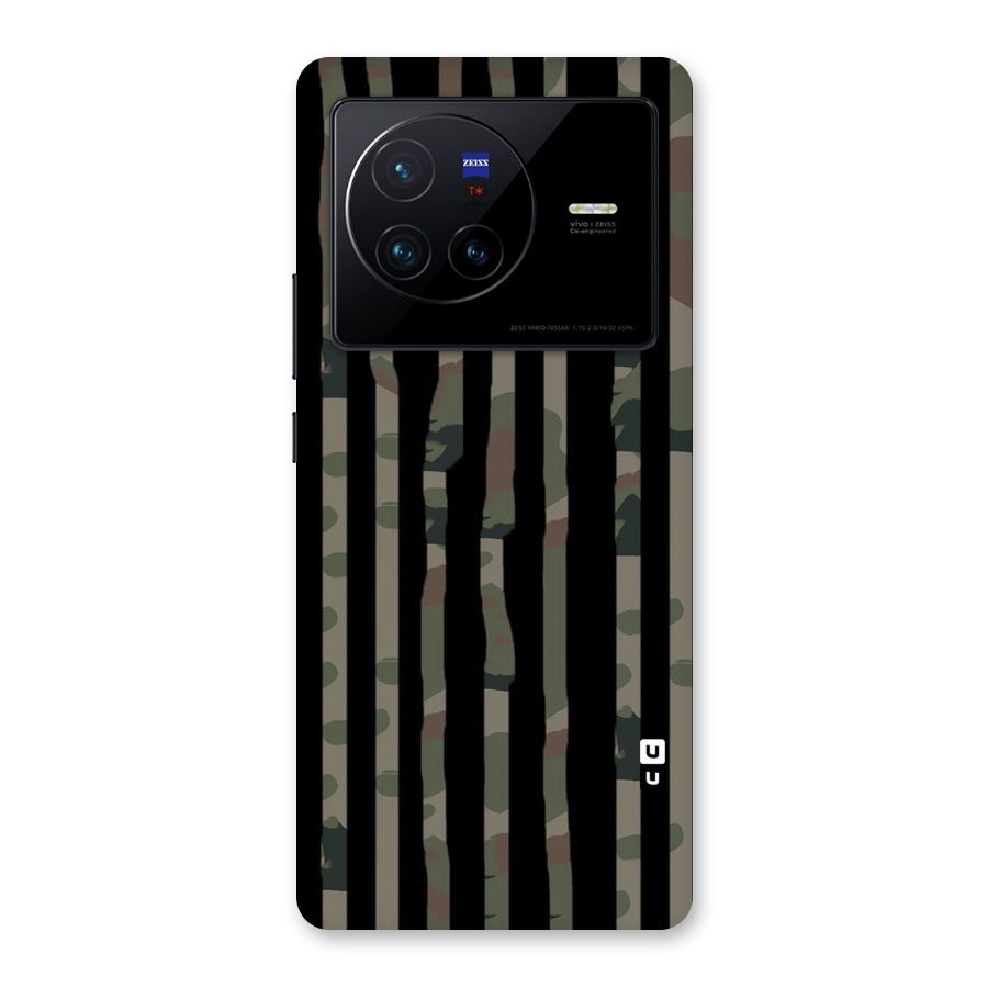 Army Stripes Back Case for Vivo X80